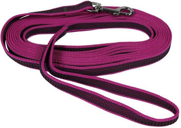 EQuest Schleppleine für Hunde in Rosa mit Handschlaufe 5 m aus Kunststoff – Bild 1 von 1