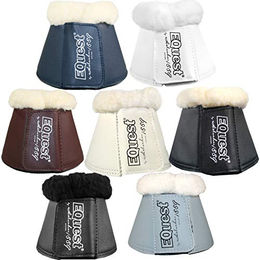 EQuest Soft Hufglocken aus Kunstleder Größe M Farbe Bordeaux – Bild 1 von 2