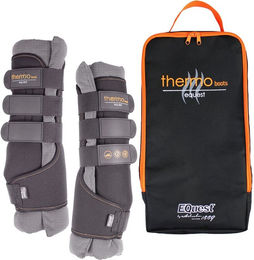 Equest Thermo Boots Gamaschen für Pferde mit Keramik-Technologie Grau – Bild 1 von 4