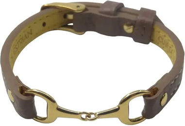 Produktbild von Equestrian Shop Armband für Damen aus Edelstahl in Braun 15 cm bis 19 cm