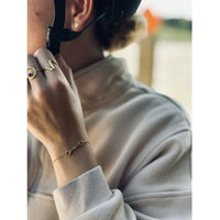 Produktbild von Equestrian Shop Armband für Damen aus Edelstahl in Gold 15 cm bis 19 cm