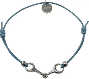 Produktbild von Equestrian Shop Armband Léo aus Edelstahl in Türkis und Blau Unisex 14 cm bis 20 cm