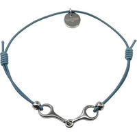 Produktbild von Equestrian Shop Armband Léo aus Edelstahl in Türkis und Blau Unisex 14 cm bis 20 cm