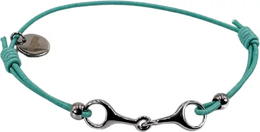 Produktbild von Equestrian Shop Damen Armband aus Edelstahl in Gold und Türkis 14 cm bis 20 cm
