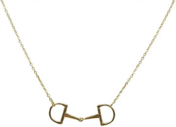 Equestrian Shop Halskette Oly Ip aus Edelstahl in Gold Farbe wasserfest 40 cm + 5 cm – Bild 1 von 1