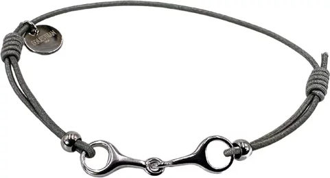 Produktbild von Equestrian Shop Léo Armband für Damen aus Edelstahl in Gold und Grau 14 cm bis 20 cm