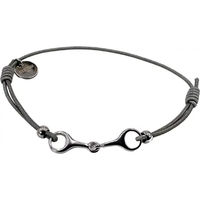 Produktbild von Equestrian Shop Léo Armband für Damen aus Edelstahl in Gold und Grau 14 cm bis 20 cm