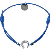 Produktbild von Equestrian Shop Lola Armband aus Edelstahl in Blau Unisex 14 cm bis 20 cm