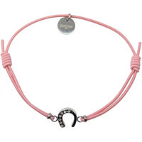 Produktbild von Equestrian Shop Lola Armband aus Edelstahl in Rosa für Unisex 14 cm bis 20 cm