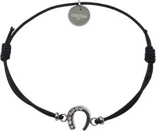 Produktbild von Equestrian Shop Lola Armband aus Edelstahl in Schwarz Unisex 14 cm bis 20 cm