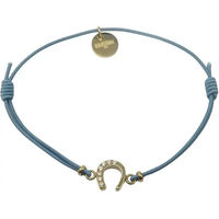 Produktbild von Equestrian Shop Lola IP Armband aus Edelstahl in Türkis und Blau für Unisex 14 cm bis 20 cm