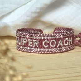 Equestrian Shop Super Coach Armband aus Stoff in Rosa für Damen und Herren 15 cm bis 22 cm – Bild 1 von 1