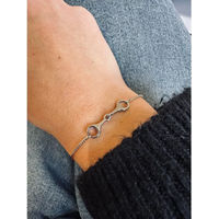 Produktbild von Equestrian Shop TU Armband für Damen aus Edelstahl in Gold oder Silber