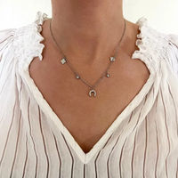 Produktbild von Equestrian Shop Ziggy Halskette aus Edelstahl für Damen wasserfest