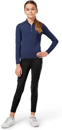 Produktbild von Equestrian Stockholm Air Breeze Reitshirt für Mädchen in Blau Sommer Edition Größe 5/6 Jahre