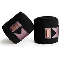Produktbild von Equestrian Stockholm Anemone Fleecebandagen für Pferde aus Polyester in Schwarz oder Rosa