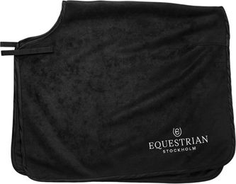 Equestrian Stockholm Ausreitdecke Heavy Fleece Nierendecke für Ponys in Schwarz – Bild 1 von 1