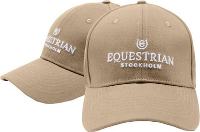 Produktbild von Equestrian Stockholm Baseball-Cap aus Baumwolle Unisex Beige One Size