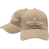 Produktbild von Equestrian Stockholm Baseball-Cap aus Baumwolle Unisex Beige One Size