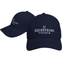 Produktbild von Equestrian Stockholm Baseball-Cap aus Baumwolle Unisex Blau One Size