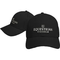 Produktbild von Equestrian Stockholm Baseball-Cap aus Baumwolle Unisex Schwarz One Size