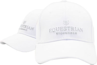 Produktbild von Equestrian Stockholm Baseball-Cap aus Baumwolle Unisex Weiß One Size