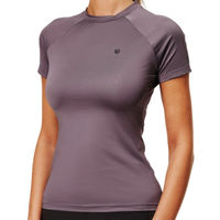 Produktbild von Equestrian Stockholm Baselayer Damen Kurzarm Dynamic Dark Violet Lila Größe M