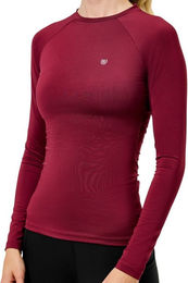 Equestrian Stockholm Baselayer Damen Langarm Dynamic Bordeaux Longsleeve mit UPF30+ XXL – Bild 1 von 1