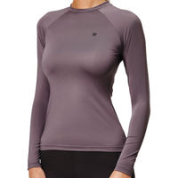 Produktbild von Equestrian Stockholm Baselayer Damen Langarm Reitshirt Dark Violet Größe L