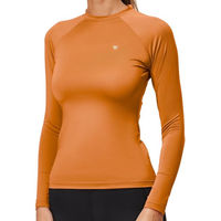 Produktbild von Equestrian Stockholm Baselayer Damen Langarmshirt Dynamic Orange Größe M mit UPF30+