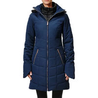 Produktbild von Equestrian Stockholm Denali Lange Daunenjacke Damen Wintermantel Lagoon Blush Rosa Blau Größe S