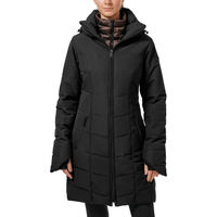 Produktbild von Equestrian Stockholm Denali Lange Daunenjacke für Damen in Schwarz Größe M