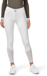 Equestrian Stockholm Dressage Elite Reithose Damen mit Full Grip in Weiß Größe 32 – Bild 1 von 4