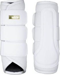 Equestrian Stockholm Dressurgamaschen Classic Mesh Boots White Gold in Größe S – Bild 1 von 1