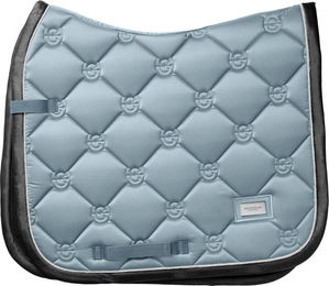 Equestrian Stockholm Dressurschabracke Blau aus Polyester für Vollblut – Bild 1 von 2