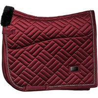 Produktbild von Equestrian Stockholm Dressurschabracke Fur Crystal Vegan in Bordeaux Grösse Cob
