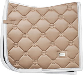 Equestrian Stockholm Dressurschabracke für Vollblut in Beige aus Polyester – Bild 1 von 2