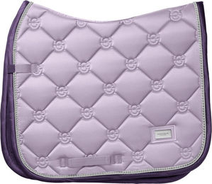 Equestrian Stockholm Dressurschabracke Lila aus Polyester für Vollblut – Bild 1 von 2