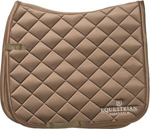 Equestrian Stockholm Dressurschabracke Line für Vollblut in Beige oder Braun aus Polyester – Bild 1 von 2