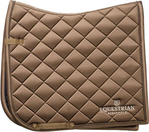 Equestrian Stockholm Dressurschabracke Line für Warmblut in Beige oder Braun aus Polyester – Bild 1 von 2