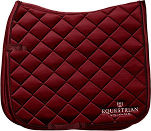 Equestrian Stockholm Dressurschabracke Line Rot aus Polyester für Vollblut – Bild 1 von 3