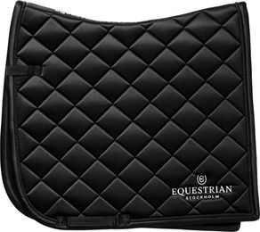 Equestrian Stockholm Dressurschabracke Line Schwarz aus Polyester für Warmblut – Bild 1 von 3