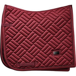 Equestrian Stockholm Dressurschabracke Modern Bordeaux aus Polyester für Warmblut – Bild 1 von 7