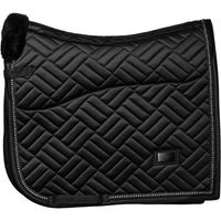Produktbild von Equestrian Stockholm Dressurschabracke Vegan Fur Crystal Schwarz Full