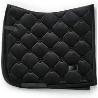 Produktbild von Equestrian Stockholm Dressurschabracke Velvet Black aus Samt in Schwarz Größe Full