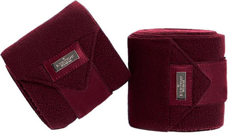 Equestrian Stockholm Fleece-Gamaschen Rot – Bild 1 von 4