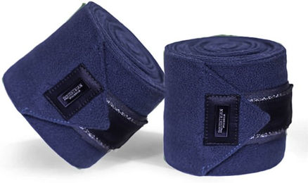 Equestrian Stockholm Fleecebandagen Blau 4 m – Bild 1 von 1