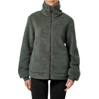 Produktbild von Equestrian Stockholm Fleecejacke Damen Teddy Avenue Green in Grün Größe XXL