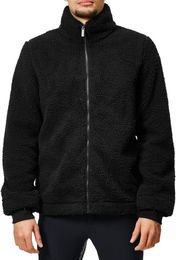 Equestrian Stockholm Fleecejacke für Herren in Schwarz Teddy-Optik Größe XL – Bild 1 von 1