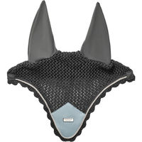 Produktbild von Equestrian Stockholm Fliegenhaube aus Baumwolle für Warmblut in Blau oder Grau